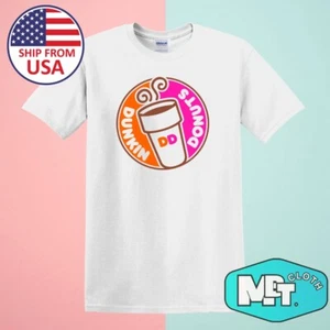 Dunkin Donuts Round Men's White Size S-5XL - Picture 1 of 1