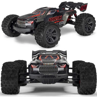 ARRMA ARA8708V6T1 1/8 KRATON 6S EXB 4X4 RTR Brushless Monster Truck, Black - Image 1 of 4