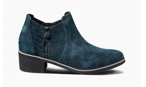 Reef Women's Voyage Low Ankle Boots Green Suede Size AU8 UK6 EU38.5 - Picture 1 of 11