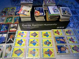Vintage-Modern sports (baseball/football) card collection lot Liquidation Estate