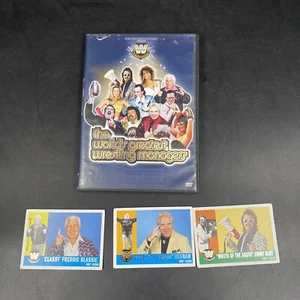 WWE Wrestling Worlds Greatest Managers DVD Movie Cards Jimmy Hart Bearer Heenan - Bild 1 von 8