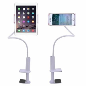 US Lazy Bed Gooseneck Desk Mount Stand Holder For iPhone iPad Samsung Tablet - Picture 1 of 15