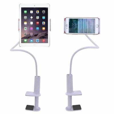 US Lazy Bed Gooseneck Desk Mount Stand Holder For iPhone iPad Samsung Tablet - Image 1 of 4