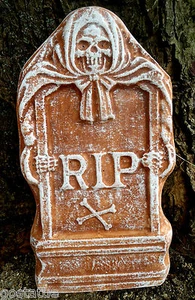 Tombstone mold concrete plaster casting plastic mould 14" x 8" x 1.20" thick - Picture 1 of 6