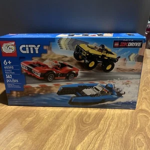 Lego City 60395 Combo Race Pack Set - NEW - Sealed in box - Car/Truck/Boat - Picture 1 of 2