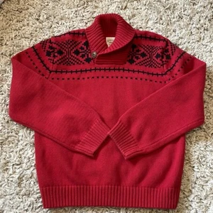 2016 Dressed Up by Gymboree “Royal Red” Shawl Pullover Sweater, Size M(7-8) - Picture 1 of 4