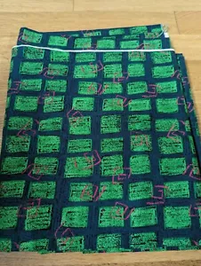 Katie Pasquini Masopust Marcus Brothers Green Mod MCM Fabric 2 Yards - Picture 1 of 3