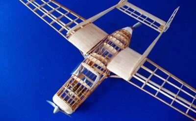 Cessna Skymaster 337F 22" Wingspan RC Model Airplane Printed Plans & Templates - Image 1 of 2