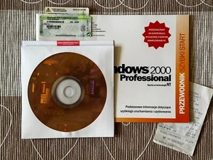 Microsoft Windows 2000 Professional 32bit OEM Product Key Aufkleber Polnisch - Bild 1 von 1