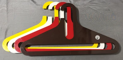 Design-Kleiderbügel von Danilo Silverstein Kunststoff 4Stück Vintage ohne OVP - Bild 1 von 4