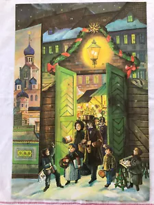 ORG DDR ADVENTSKALENDER WEIHNACHTSKALENDER VEB PLANET VERLAG ENTWURF G. WONGEL - Bild 1 von 5