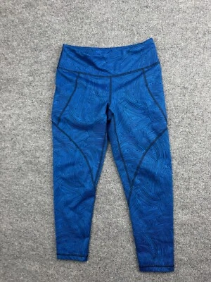 Patagonia Centered Crop Tights Women's Small Bayou Blue Terraced Fields - Image 1 of 4