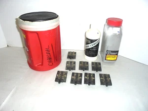 HO TRAIN BALLAST WOODLAND SCENICS,JUG OF COAL,SOME GLUE,TOGGLES SWITCHES - Picture 1 of 1