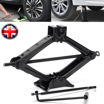 Wind Up Scissor Jack Lift 2.5T with Crank Speed Handle for Car Van Garage UK - Image 1 of 4