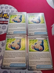 Snorlax Doll - 175/182 - Uncommon - Paradox Rift - Pokemon TCG x 4 Playset - Picture 1 of 1