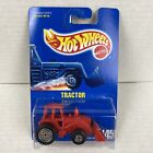 Tractor Red Chrome Construction Tires Blue Card 145 1991 Hot Wheels