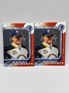 (2) 2015-16 Upper Deck Hockey Card Day Memorable Moments #17 Jack Eichel SP - Picture 1 of 2