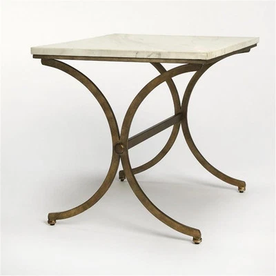 Mesa final Butler Specialty Loft pamina em travertino - Imagem 1 de 2