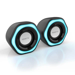 HEANTTV Computer Speaker, PC Speakers for Desktop Monitors, 2.0 Stereo Volume - Afbeelding 1 van 5