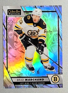 Brad Marchand 2023-24 Upper Deck O-Pee-Chee Platinum #149 Liquid Metal 092/399 - Picture 1 of 2