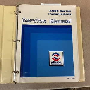 Allison Transmissions 4460 SERIES SERVICE SHOP REPAIR OVERHAUL MANUAL #SA1130H - Picture 1 of 7