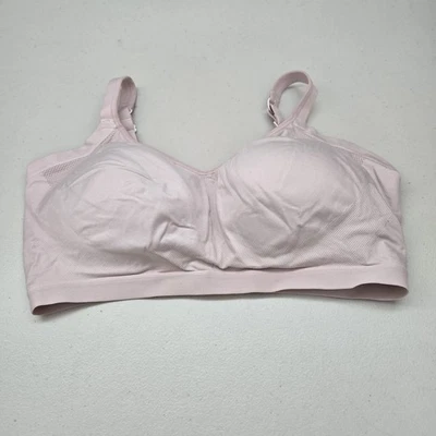 Warners Women Bra 2XL Light Pink All You Need T Shirt Wireless Strap - Image 1 of 4