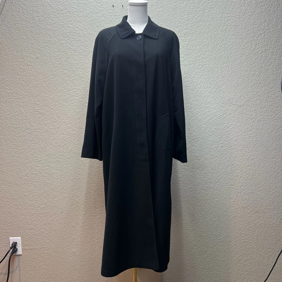 London Fog женщин черный Тренч размер 10P - Изображение 1 из 4