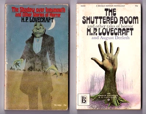 SHADOW OVER INNSMOUTH/THE SHUTTERED ROOM (H. P. Lovecraft/both 1st thus US) - Picture 1 of 7