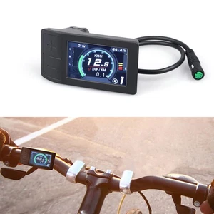 1x Ebike Bicicletta Scooter 500C Display LCD Pannello Tachimetro per Motore Mid Hub - Foto 1 di 7