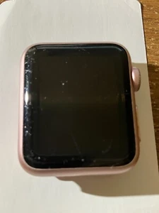 Apple Watch Series 1 38mm Rose Gold Aluminum Parts Repair Not Working - Picture 1 of 3