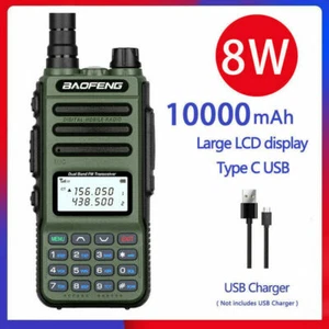 BAOFENG UV-8R 8W 10000MAH 999CH DUAL-BAND WALKIE TALKIE VHF/UHF HAND FUNKGERÄTE  - Bild 1 von 11