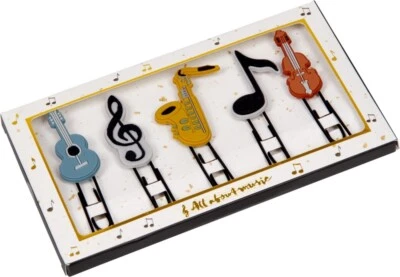 Deko-Klammern - All about music, Coppenrath Verlag / Büroklammern 22545 - Bild 1 von 3