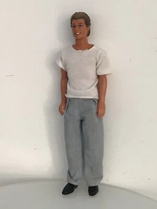 Vintage Ken Moulded Hair 12 Inches Tall Doll 1968 Body 1999 Head Indonesia - Picture 1 of 5