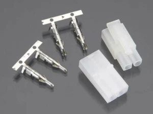 Tamiya Connectors White Plug and Socket Set Connectors Battery/ESC MULTI - Picture 1 of 4