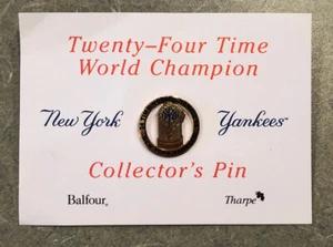 Prendedor genial de coleccionista MLB NY Yankees 1998 veinticuatro veces campeón mundial - Imagen 1 de 3
