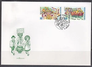 Liechtenstein Scott 1117-8 FDC - Europa 1998 - Foto 1 di 1