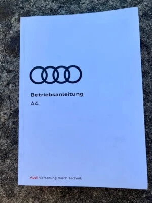 Manuale audi a4 /A4 Avant 2017 - Lingua Tedesco - Immagine 1 di 3
