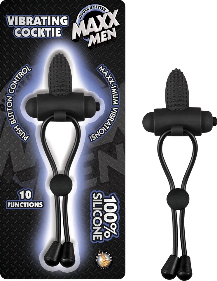  MAXX MEN VIBRATING COCKTIE-BLACK  - Image 1 of 1