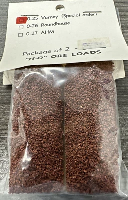 Blue Mountain Hobbies - Cargas de autos de mineral escala HO #O-25 - ¡Para autos Varney Ore Nuevo en paquete! Foto 1 de 4