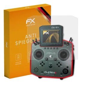 atFoliX 3x Schutzfolie für Jeti Transmitter Duplex DS-24 matt&stoßfest - Bild 1 von 8