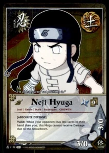 Naruto CCG Neji Hyuga #1172 Holo Near Mint - Picture 1 of 2