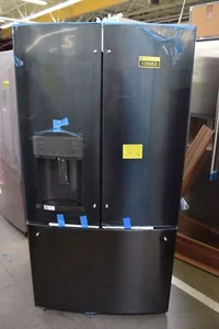 GE Profile PFE28KBLTS 36" Black Stainless French Door Refrigerator NOB #139063 - Picture 1 of 12
