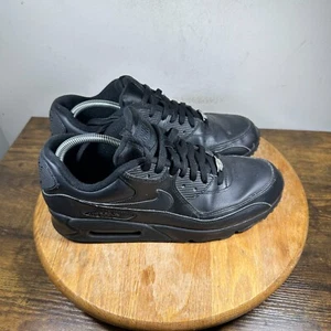 Nike Air Max 90 Leder Schuhe Schwarz Herren Größe 10 Schwarz Schuh 302519-001 - Bild 1 von 8