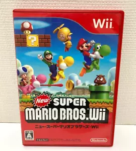 New Super Mario Bros. Nintendo Wii Japanese ver Tested - Picture 1 of 3