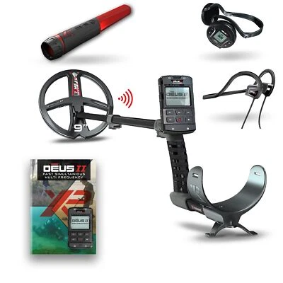 XP Metal Detectors Deus II Full Fast Multi Frequency with 11" FMF Search Coil, M - Image 1 of 4