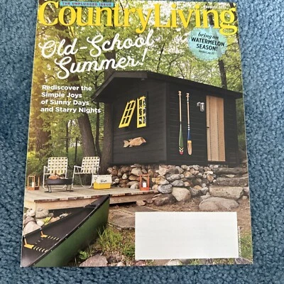 Country Living Magazine August 2022 Issue Old-School Summer Watermelon Season Foto 1 de 3