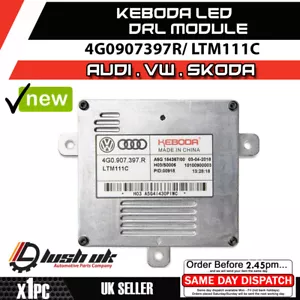 Audi VW Skoda DRL Daytime Running Light KEBODA Control Unit 4G0907397R - Picture 1 of 3