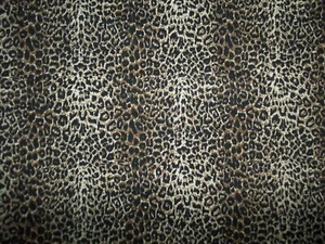 Handcrafted cotton crib sheet/cheetah Beige,Brown & Black/ - Picture 1 of 2