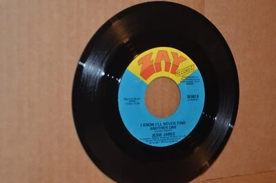 JESSE JAMES I KNOW i'LL NEVER FIND ANOTHER ONE & AT LAST ZEA 30002 MINT- SOUL 45 - Image 1 of 2