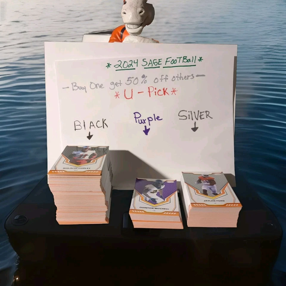 2024 Sage Football Black, Purple, Silver 💥U Pick💥 UPDATED 5/30 "READ" - Image 1 of 4